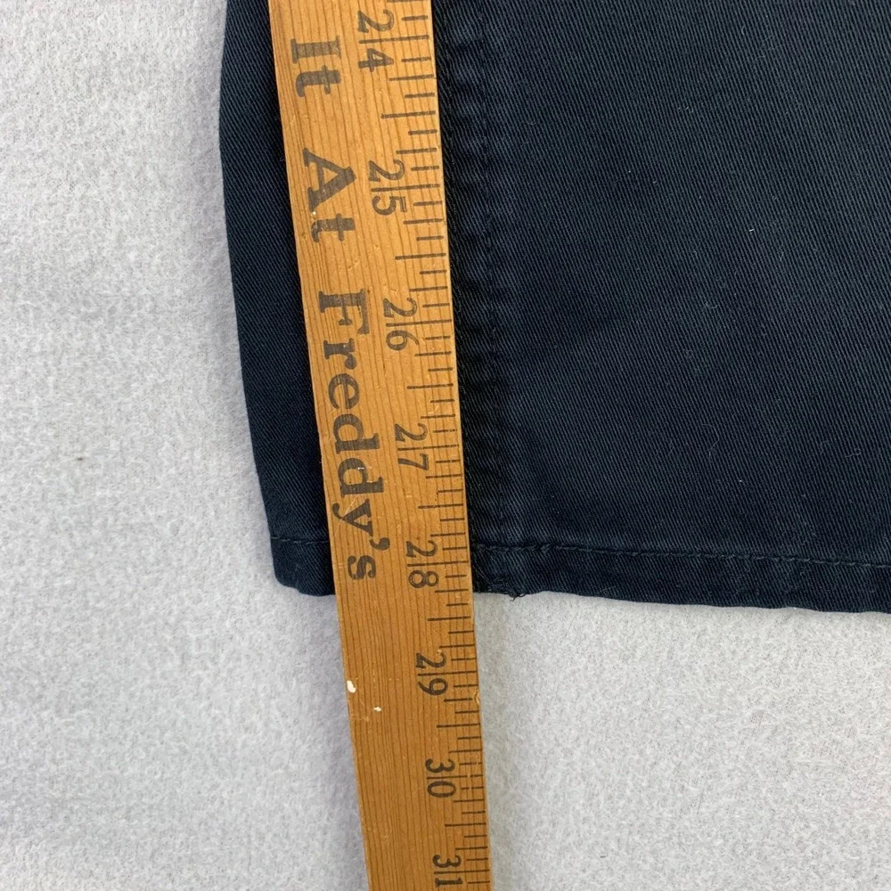 Ralph Lauren Polo Jeans Co Pants Womens 12 Black Denim Straight Leg Cotton